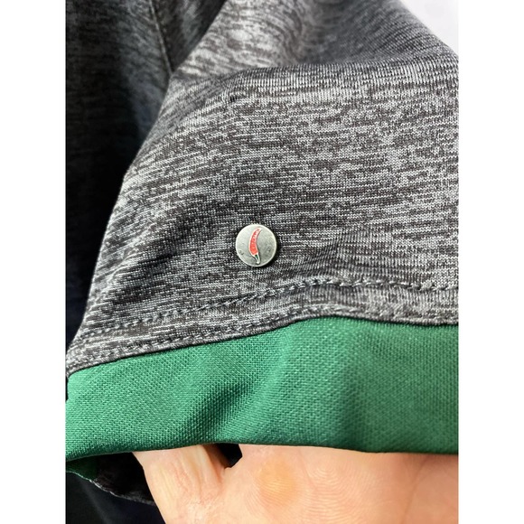 USF South Florida Bulls Men Gray Short Sleeve Golf Polo Shirt Medium Chiliwear - Picture 5 of 9